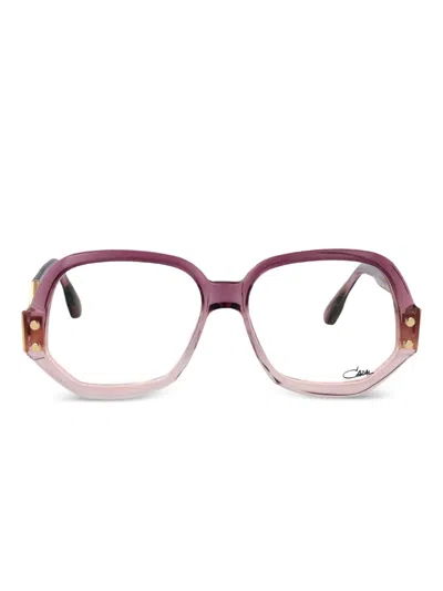 Cazal Geometric-frame Glasses In Purple