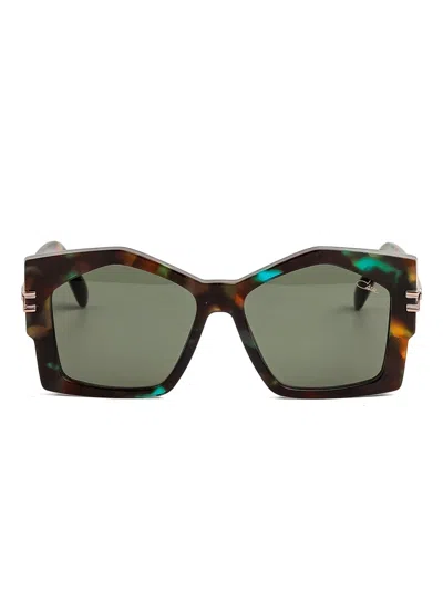 Cazal Geometric-frame Sunglasses