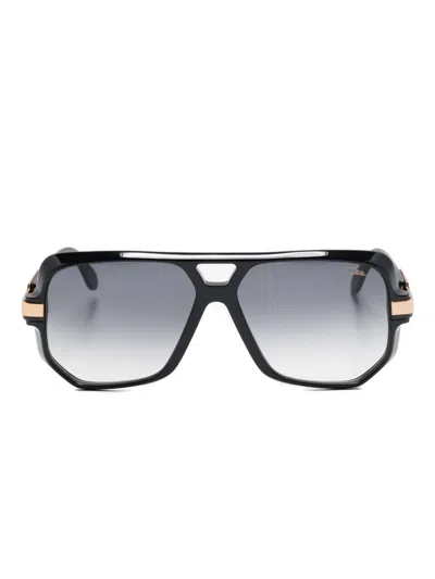 Cazal Geometric-frame Sunglasses In Black