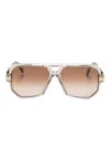 Cazal Geometric-frame Sunglasses