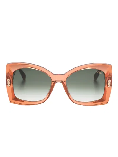 Cazal Geometric-frame Sunglasses