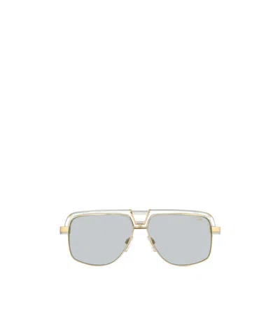 Cazal Geometric Frame Sunglasses In Gray