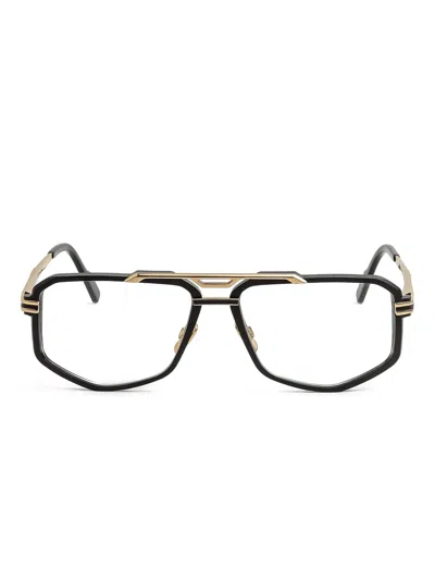 Cazal Geometric Metal-frame Glasses