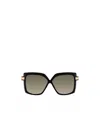 Cazal Geometric Sunglasses In Black