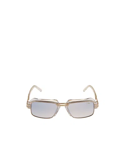 Cazal Geometric Sunglasses In Gold