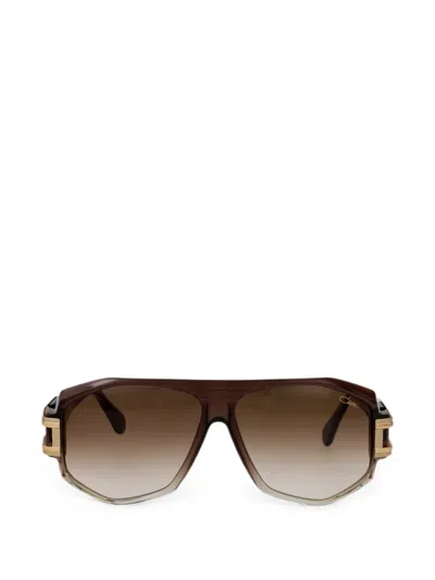 Cazal Geometric-frame Sunglasses In Brown