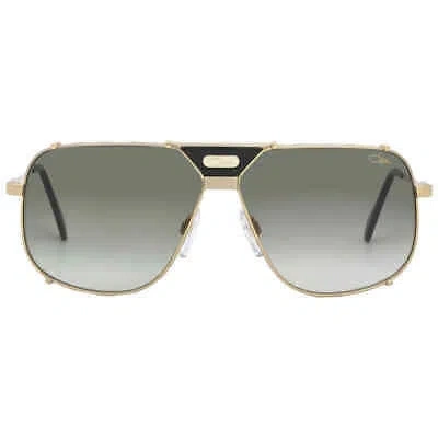 Pre-owned Cazal Green Gradient Navigator Unisex Sunglasses  994 004 63  994 004