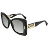 Cazal Grey Gradient Butterfly Ladies Sunglasses  8516 001 55