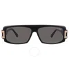 Cazal Grey Gradient Rectangular Unisex Sunglasses  164/3 001 58