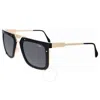 Cazal Grey Gradient Square Unisex Sunglasses  648 001 56