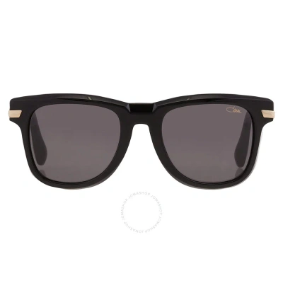 Cazal Grey Square Unisex Sunglasses  8041 001 52 In Black / Gold / Grey