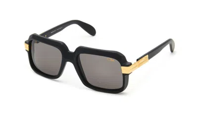 Pre-owned Cazal Legends 607/3 Matte Black Gold/grey (011) Sunglasses In Gray