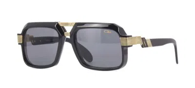 Pre-owned Cazal Legends 623/3 Black Gold/grey Shaded (001) Sunglasses In Gray