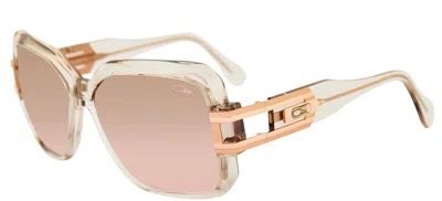 Pre-owned Cazal Legends 623/3 Light Rose Gold/brown Rose Shaded (002) Sunglasses