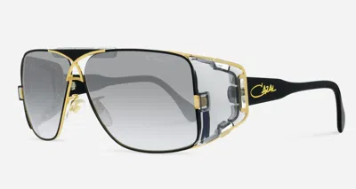 Pre-owned Cazal Legends 955 Gold Black/light Grey Shaded (302) Sunglasses
