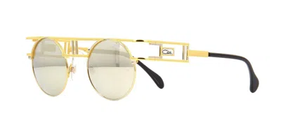Pre-owned Cazal Legends 958 Gold And Silver/grey Gold Mirrored (096) Sunglasses
