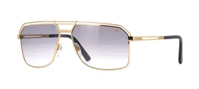 Pre-owned Cazal Legends 992 Black Gold/grey Shaded (001) Sunglasses