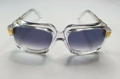 Pre-owned Cazal Legends Mod. 607/3 Col. 065 Crystal Gold Sunglasses Made In Germany In Gray
