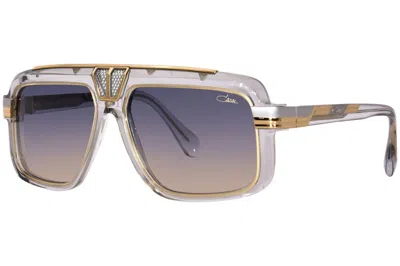 Pre-owned Cazal Legends Mod. 678 Col. 003 Crystal Gold Sunglasses Made In Germany In Gray