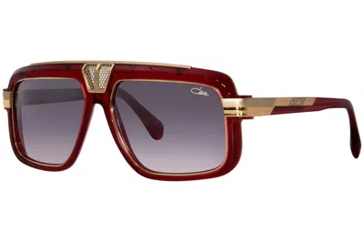 Pre-owned Cazal Legends Mod. 678 Col. 004 Red Gold Sunglasses Made In Germany In Gray
