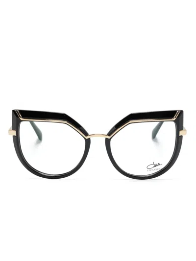 Cazal Cat-eye-brille Mit Metallic-finish In 001