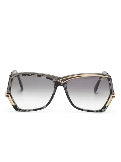Cazal Mod 178/3 Geometric-frame Sunglasses In Gray