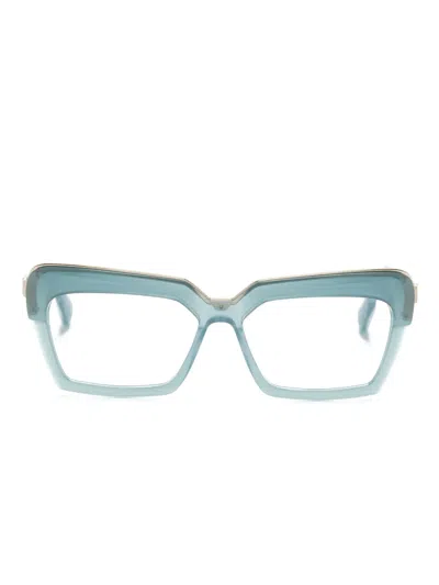 Cazal Mod 5002 Brille Mit Eckigem Gestell In Blue