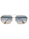 Cazal Mod. 755 Geometric-frame Sunglasses In Gold