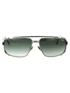 Cazal Silver Titanium Sunglasses In 002 Silver