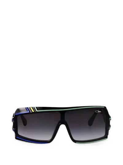 Cazal Mod.858 Geometric-frame Sunglasses In Black