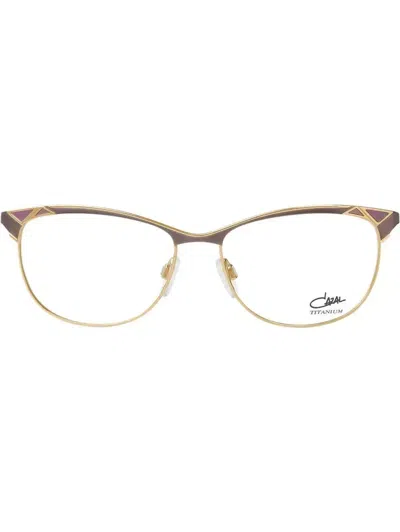 Cazal Modern Mini Eyeglasses For Women In Gold