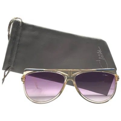 Pre-owned Cazal New Vintage  855 Translucent Frame Collectors Item 1980's Sunglasses In Gray