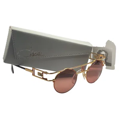 Pre-owned Cazal New Vintage  958 Gold Tortoise Inserts Frame Collector Item 1990 Sunglasses In Gray