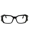 Cazal Black Acetate Glasses In Black