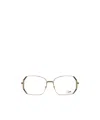 Cazal Oversized Frame Glasses In Gold