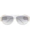 Cazal Oversized-frame Gradient-lens Sunglasses In Nude