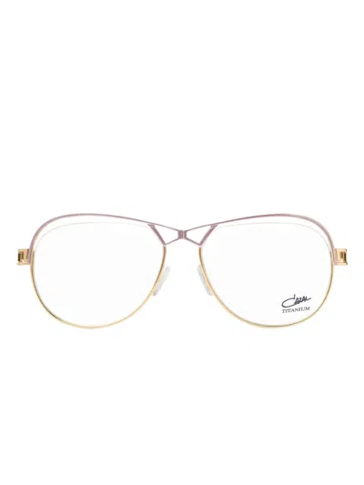 Cazal Pilot-frame Glasses In Gold