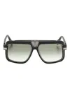Cazal Pilot-frame Gradient Sunglasses In Schwarz