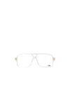 Cazal Rectangular Frame Glasses In White