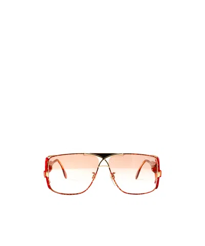 Cazal Retro Sunglasses In Brown