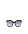 Cazal Round-frame Sunglasses In Black
