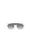 Cazal Round Shaped Sunglasses In Gold