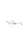 Cazal Square-frame Logo-engraved Glasses In Purple