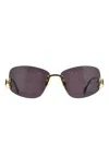 Cazal Square-frame Sunglasses In Gold