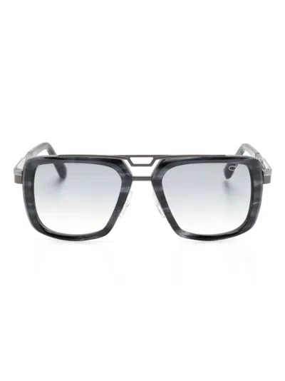 Cazal Square-frame Tinted-lenses Sunglasses In Black