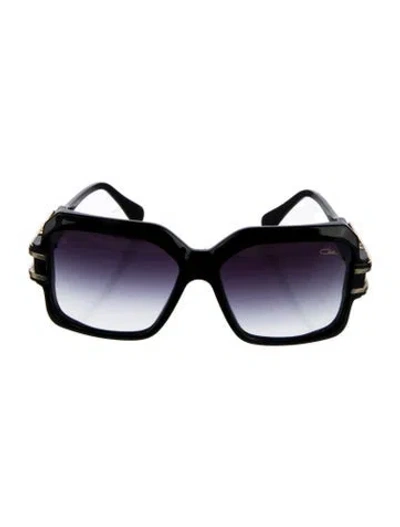 Pre-owned Cazal Square Gradient Sunglasses In Black