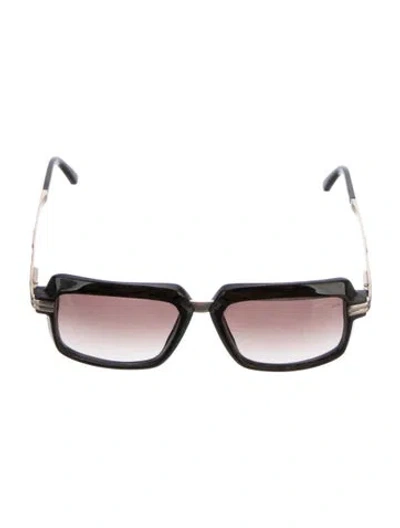 Pre-owned Cazal Square Gradient Sunglasses In Brown/gold