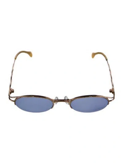 Pre-owned Cazal Square Mirrored Sunglasses In Black