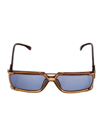 Pre-owned Cazal Square Tinted Sunglasses In Neutral