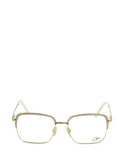 Cazal Square-frame Glasses In Gold